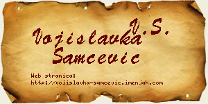 Vojislavka Samčević vizit kartica